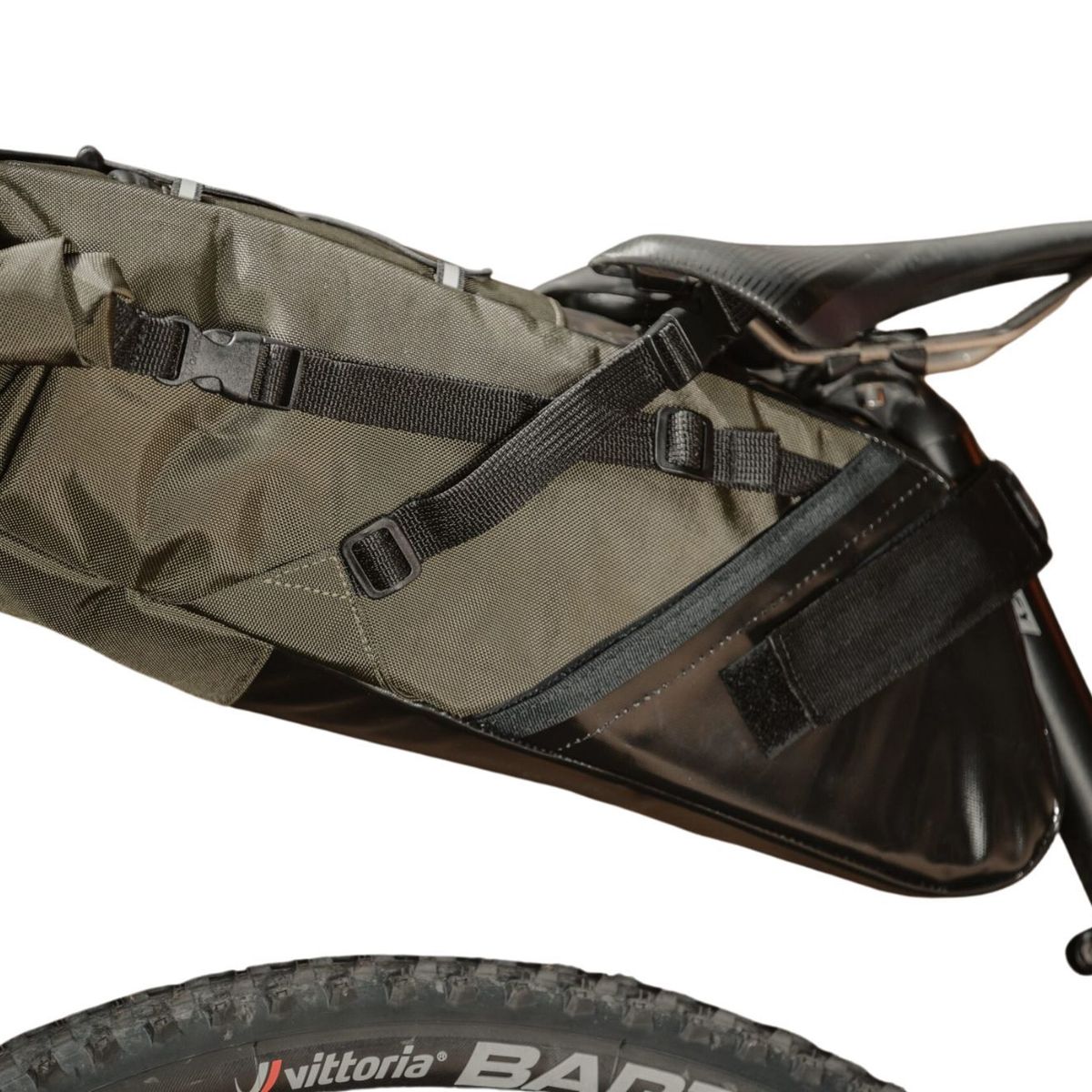 ON THE ROAD BAGS - Maleta Sillín 11L Oliva Accesorio Bicicleta On The Road Bags