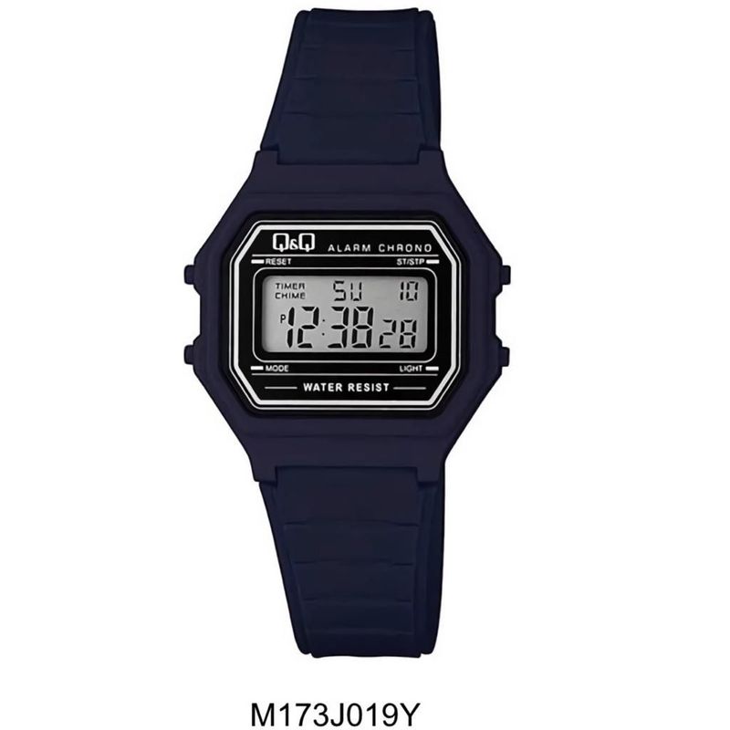 Q AND Q - Reloj de Dama QQ Digital Original en resina y Caja Plastica