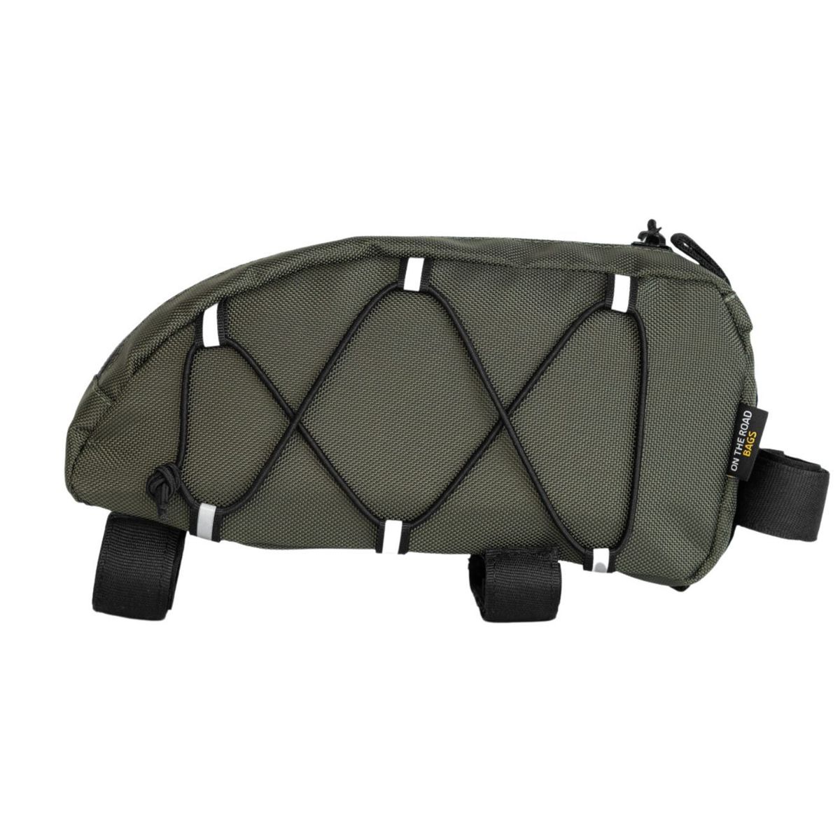 GENERICO - Maleta tubo superior bicicleta oliva on the road bags