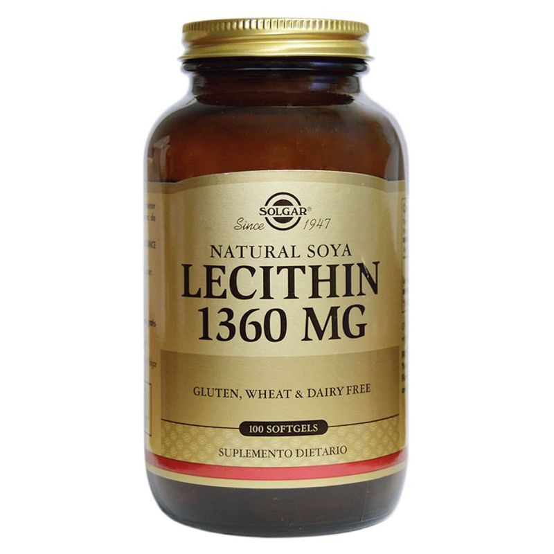 SOLGAR - Lecithin 1360mg Solgar Nat.soya X 100 Capsulas