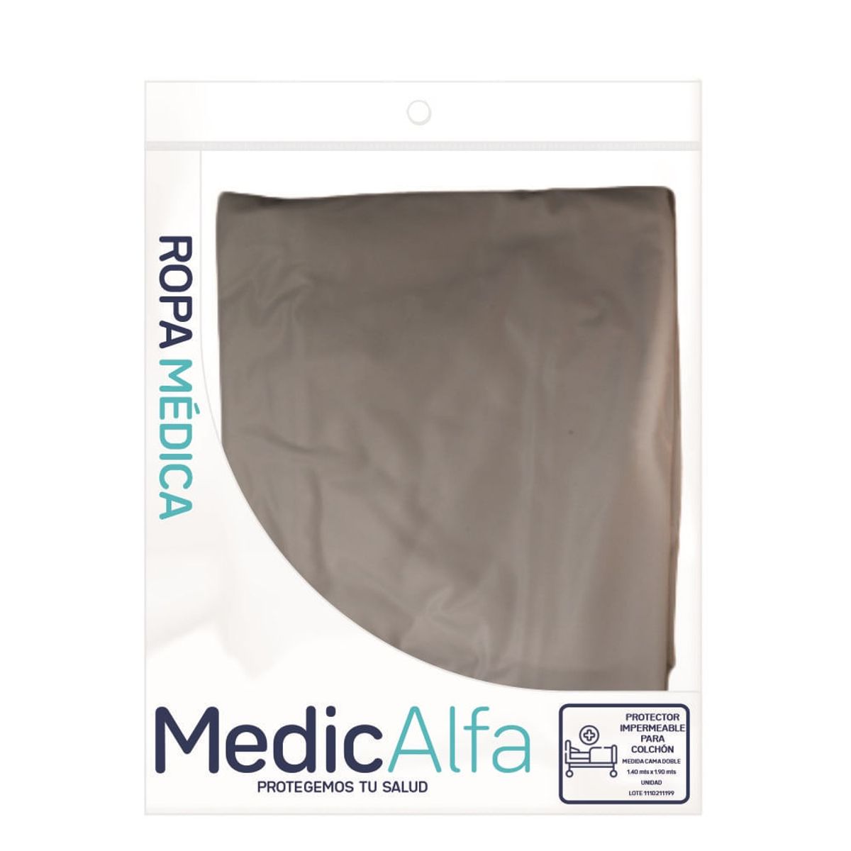 GENERICO - Protector Colchon Medic Alfa Cama Doble