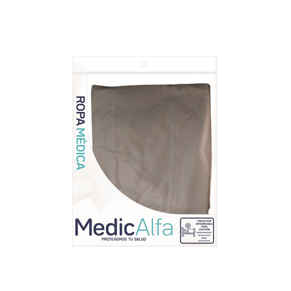 GENERICO - Protector Colchon Medic Alfa Cama Doble