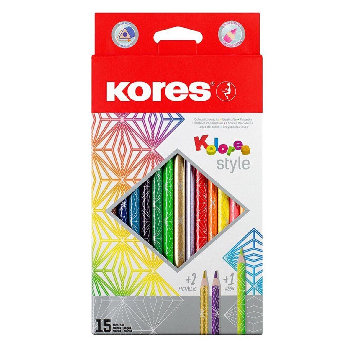 KORES - Colores kores style x 15 unidades