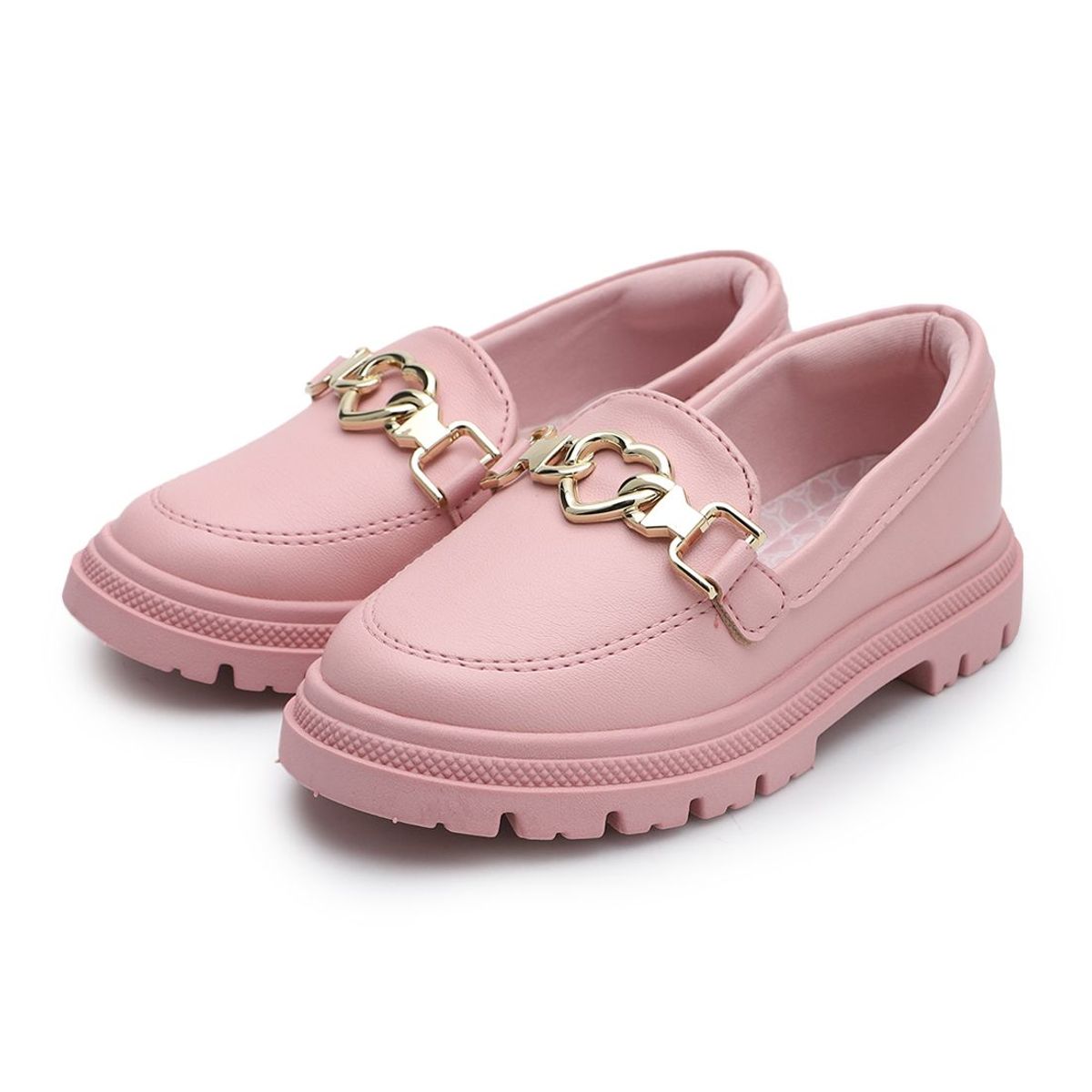 MOLEKINHA - Mocasín Palo Rosa-Dorado Molekinha