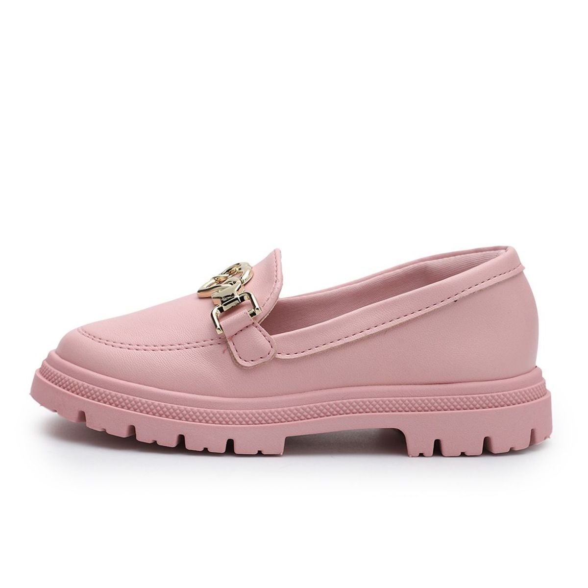 MOLEKINHA - Mocasín Palo Rosa-Dorado Molekinha