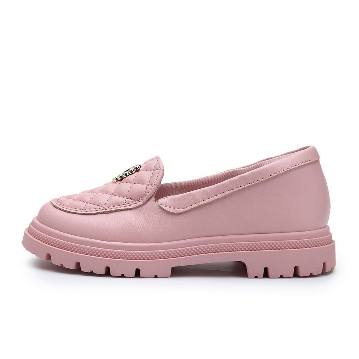 MOLEKINHA - Mocasín Rosa-Dorado Molekinha