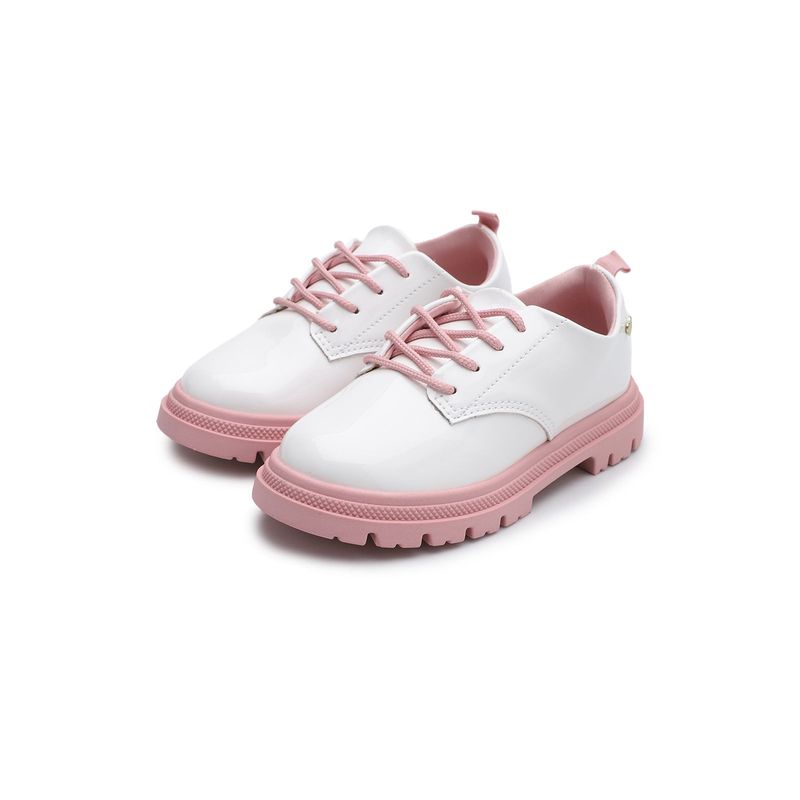 MOLEKINHA - Zapato Casual Blanco-Rosa Molekinha