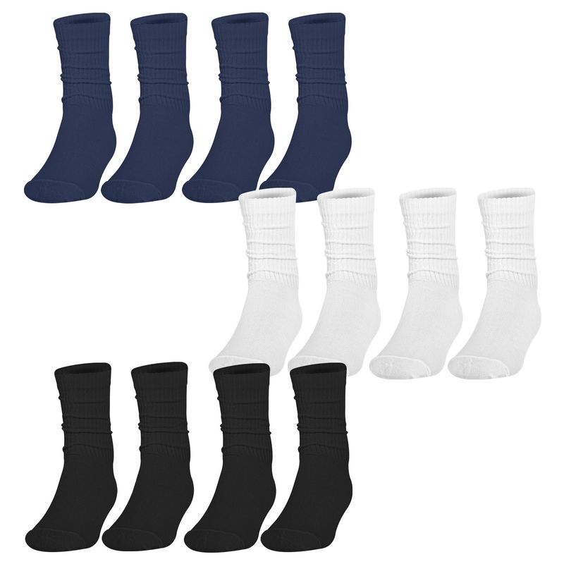MR HAPPY - Calcetines Medias Escolares Infantiles Unisex Mr Happy Pack x 6_.