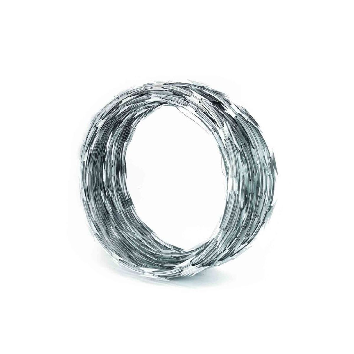 GENERICO - Concertina Comprimida Seguridad Acero Inoxidable - Rollo