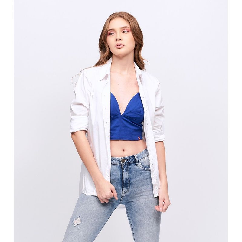 UNSER - Blusa Para Mujer Corta De Tiras Unser