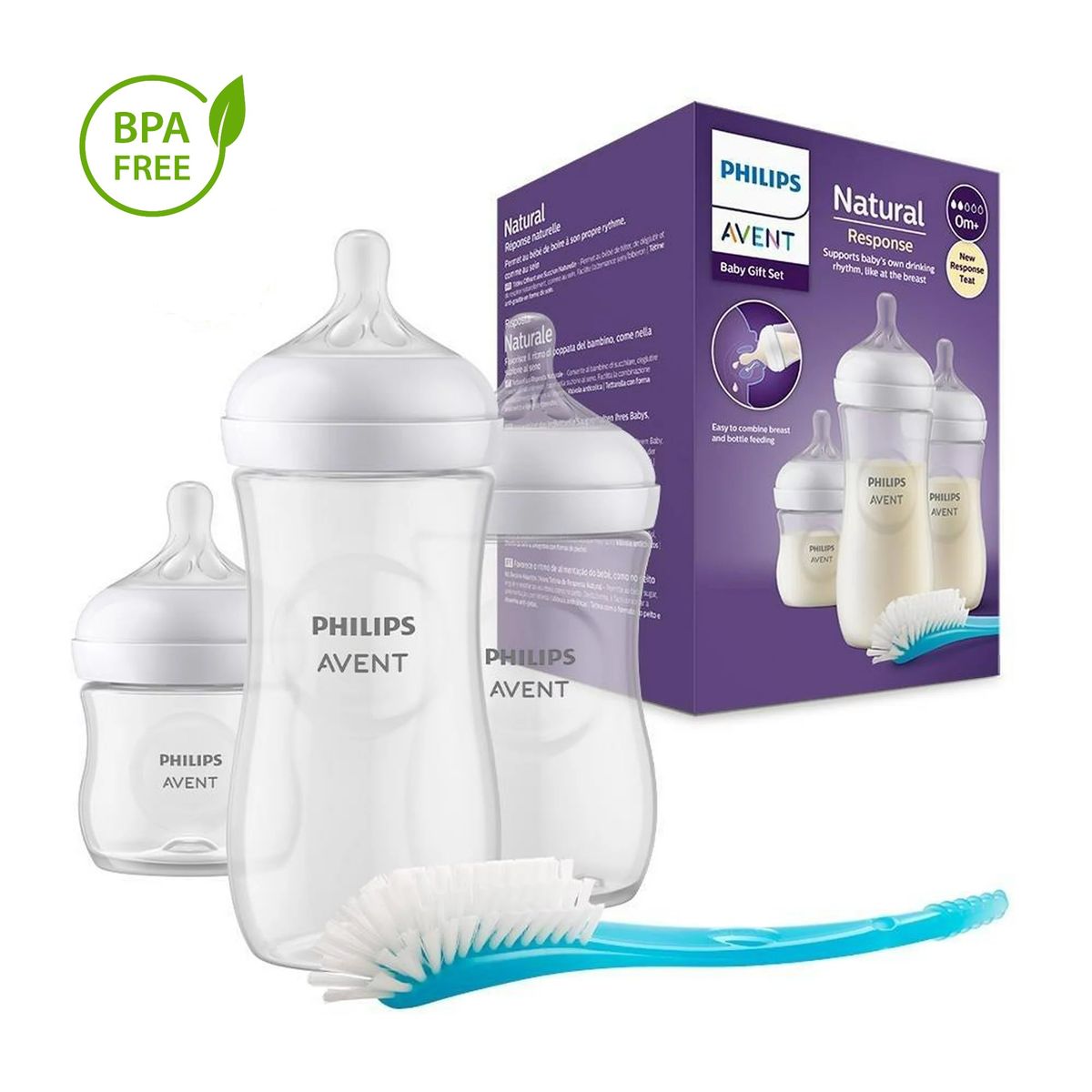 AVENT - Set Teteros Avent Natural Response Recien Nacido 4 Piezas