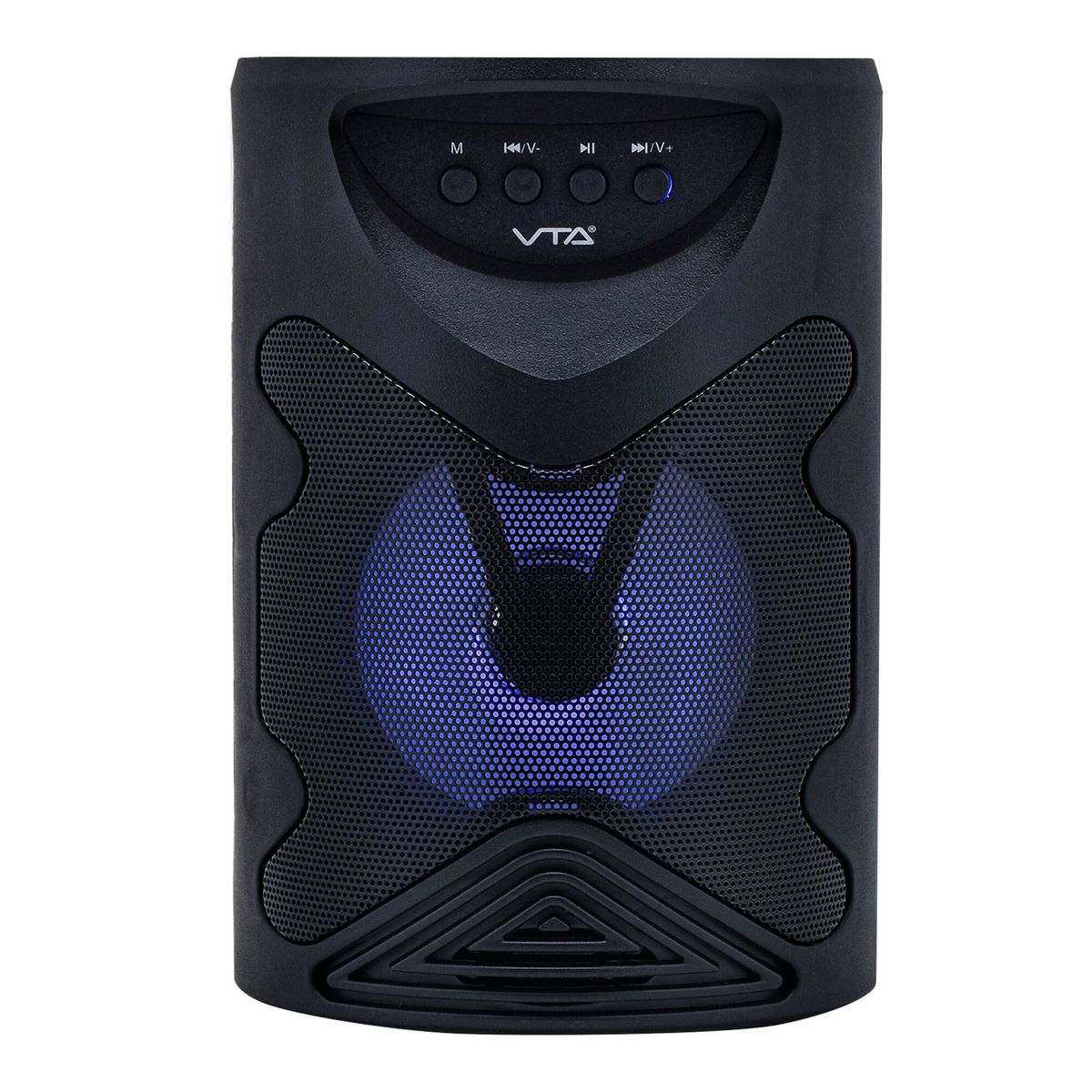 VTA - Parlante cilindrico de 6w recargable bluetooth con puerto usb y micro sd