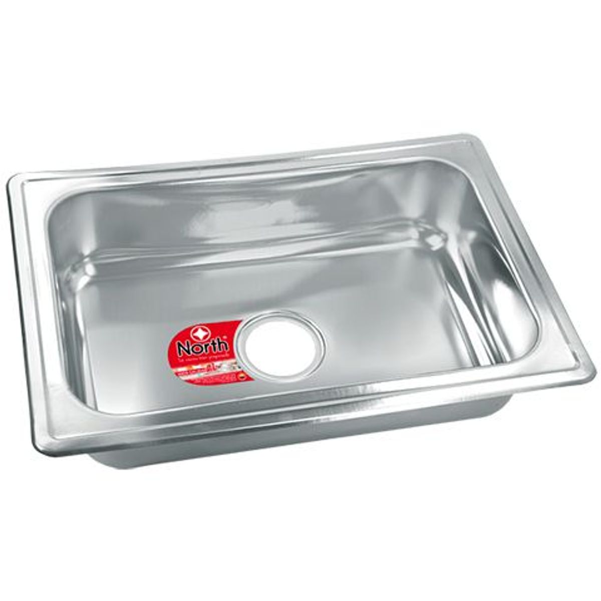 NORTH - LAVAPLATO INOXIDABLE 50X40 SENCILLO REF1650 NORTH