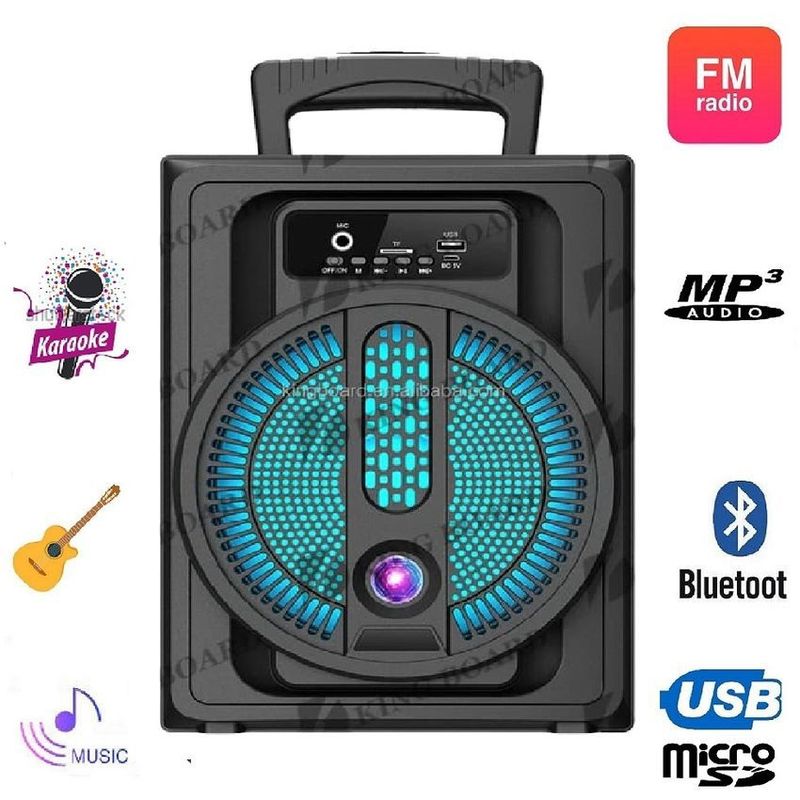 SONIVOX - Cabina sonido bluetooth 150w fm usb micro sd portatil  control remoto.