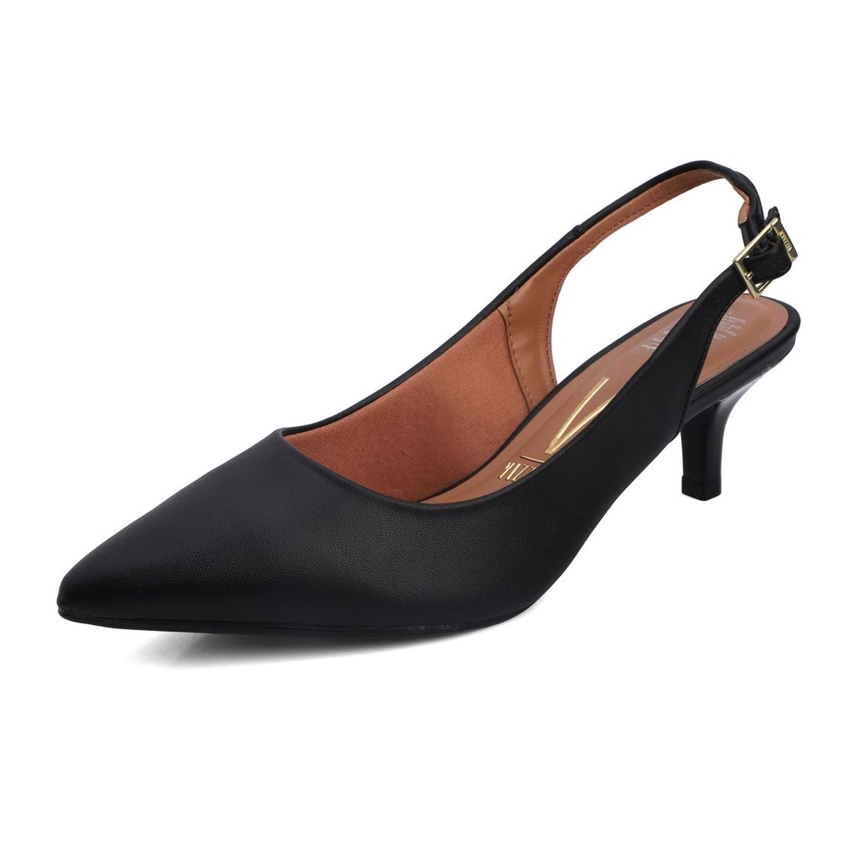 VIZZANO - Tacón Medio Negro Vizzano