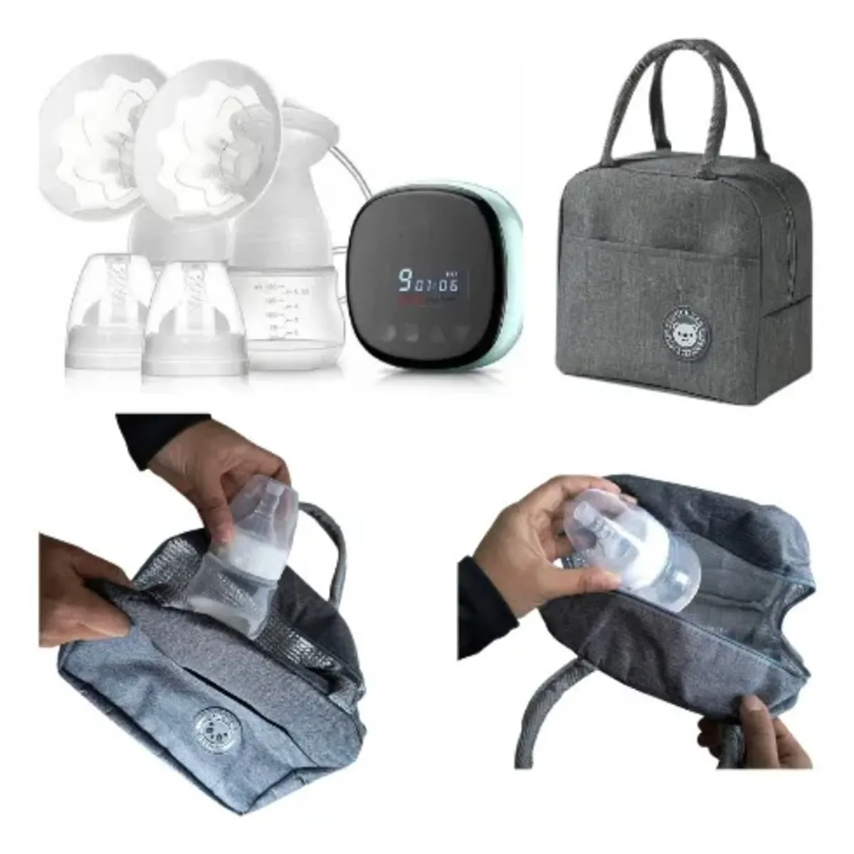 BABIES AND KIDS - Extractor Eléctrico Leche Materna Doble Batería Recargable