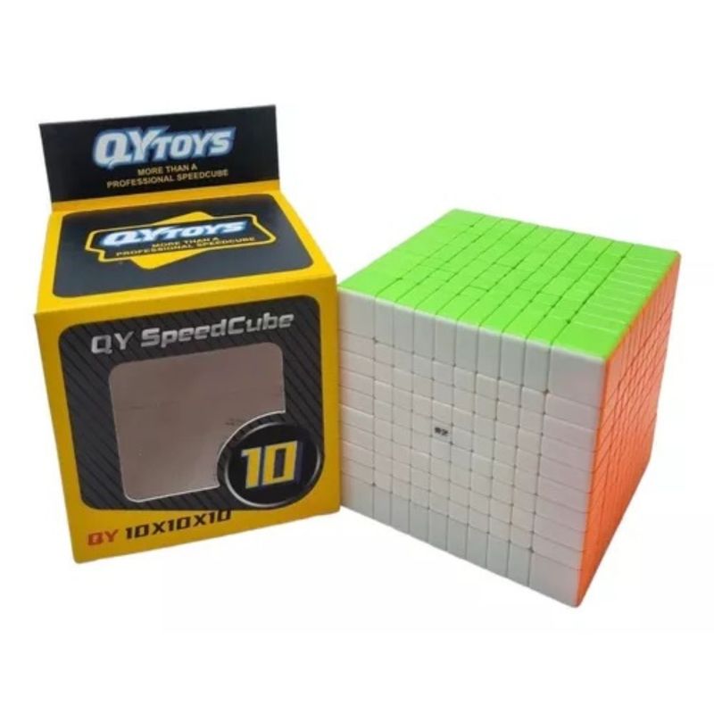 QIYI - Cubo Rubik Qiyi 10x10 Stickerless Speed Original Velocidad