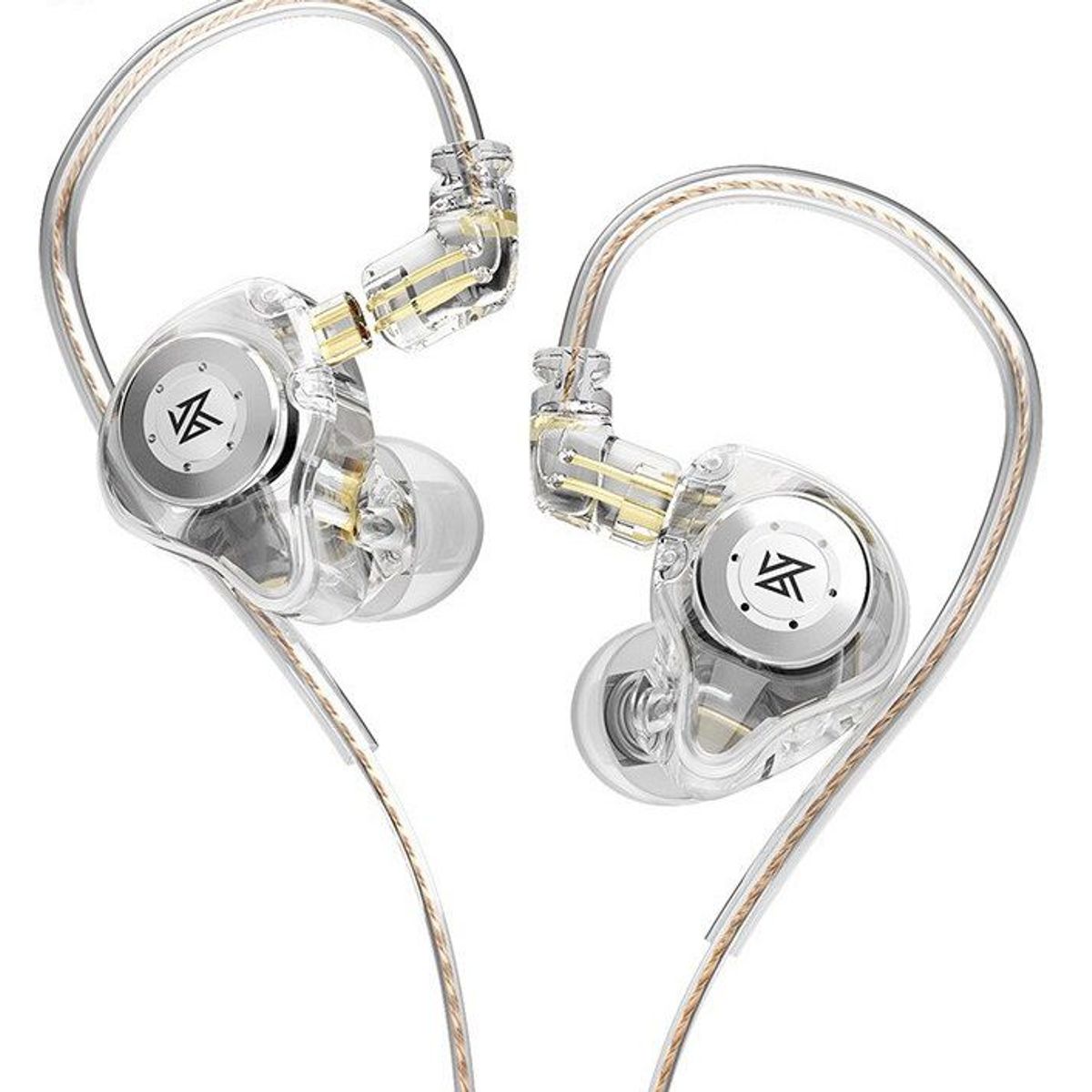 KZ - Audífonos Kz Edx Pro In Ear Hifi Edx TRANSPARENTES SIN MICROFONO