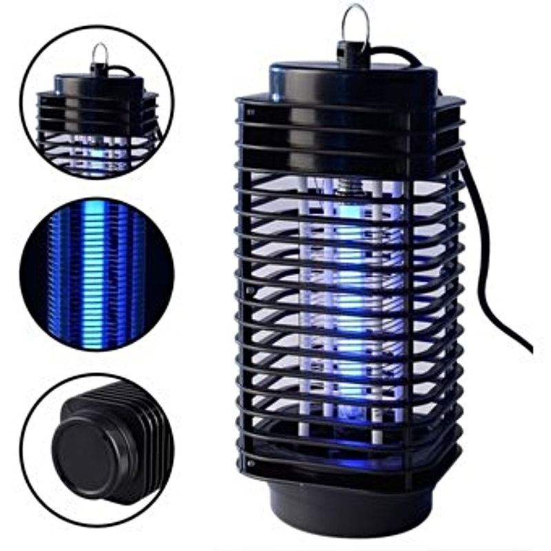 GENERICO - Lampara Led Eléctrica Mata Mosquitos Zancudos Usb Repelente.