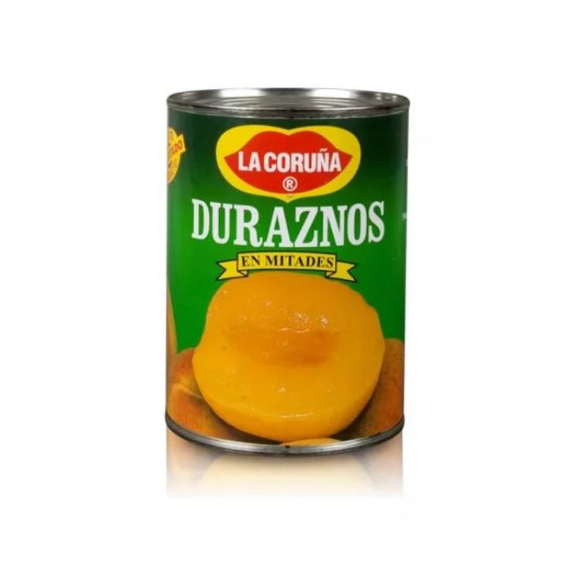 GENERICO - Durazno En Mitades La Coruña Lata 425 gr.