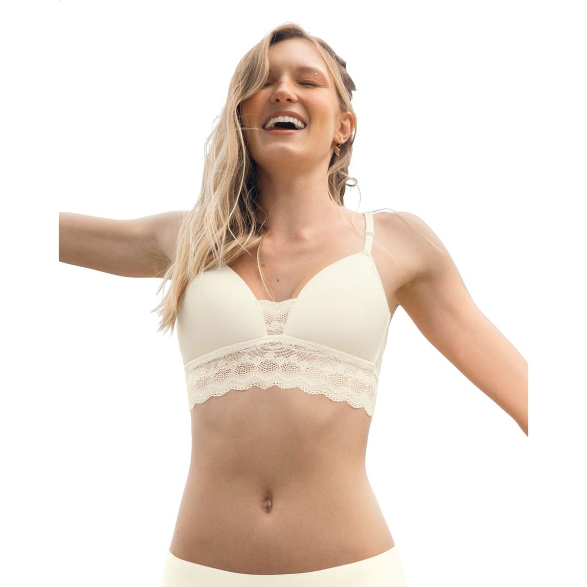 LEONISA - Leonisa Brasier ultracómodo con delicados toques de encaje