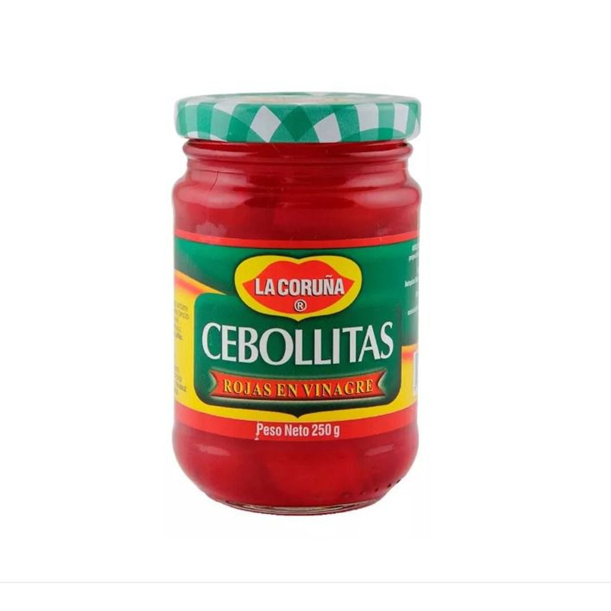 GENERICO - Cebollitas Rojas en Vinagre La Coruña Frasco 250 gr.