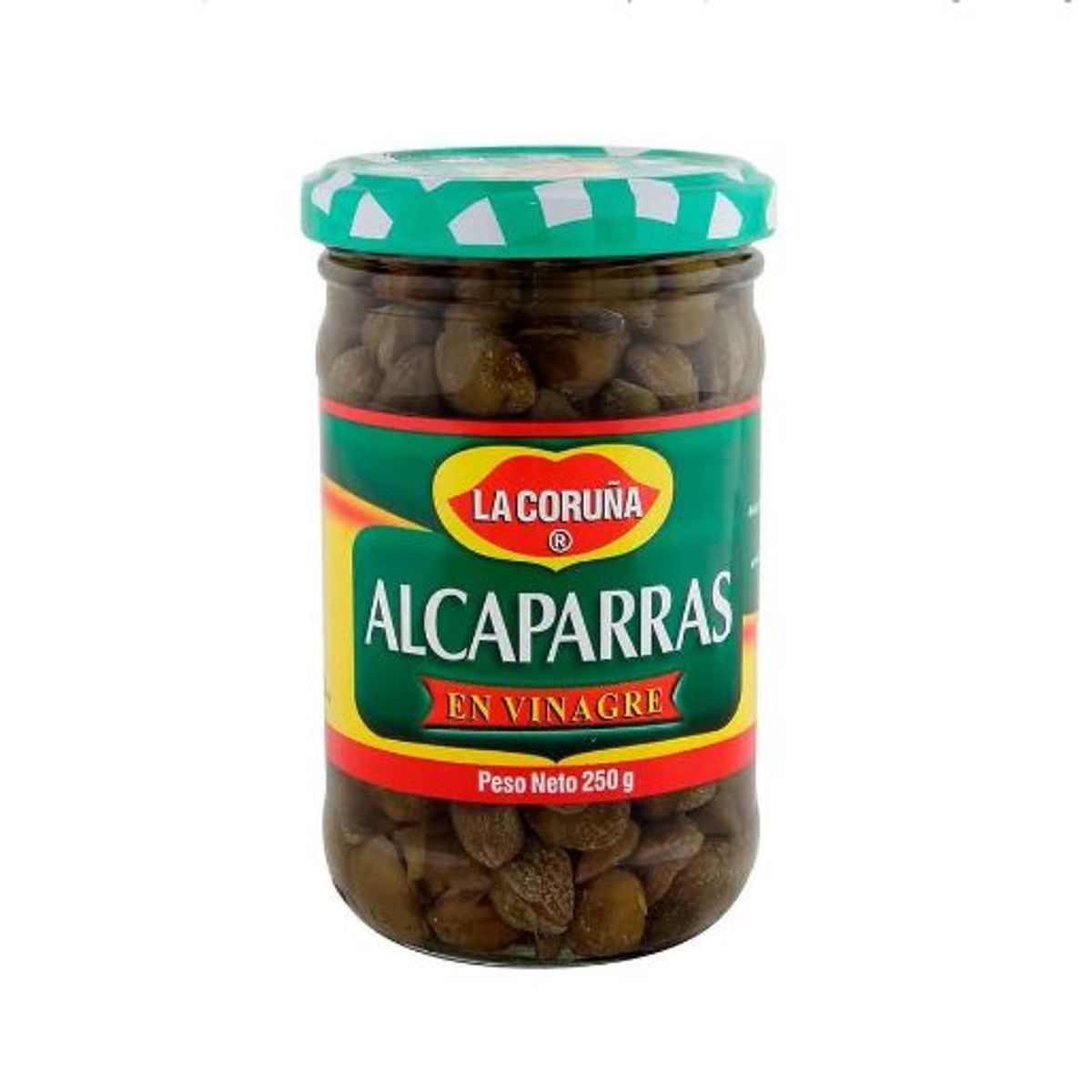 GENERICO - Alcaparras En Vinagre La Coruña Frasco 250 g.