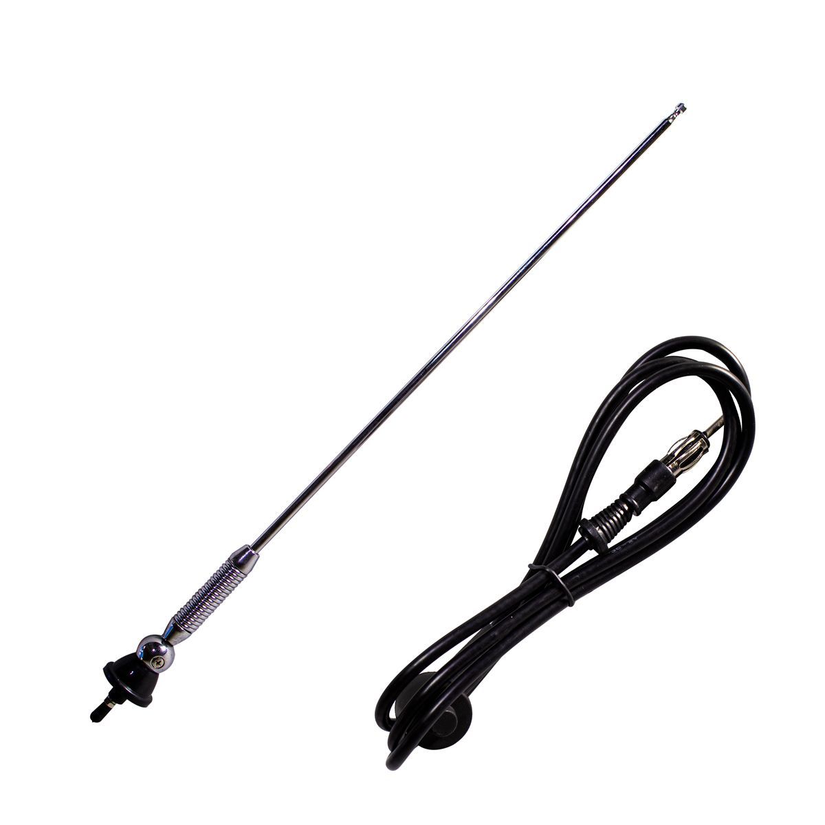 AVC - Antena de Carro AVC Cromada Tipo Resorte AC-225.