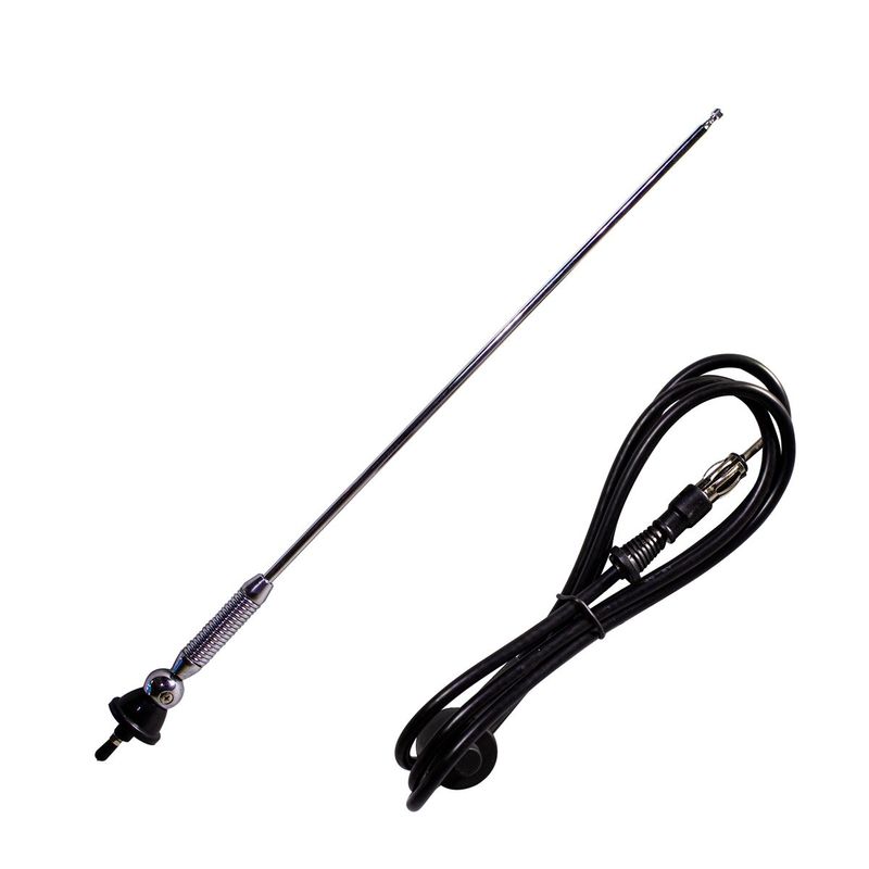 AVC - Antena de Carro AVC Cromada Tipo Resorte AC-225.