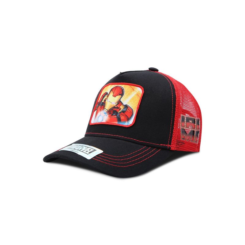 MARVEL - GORRA MARVEL COMICS ADULTO ORIGINAL MALLA IRON MAN ROJA OC CAPS