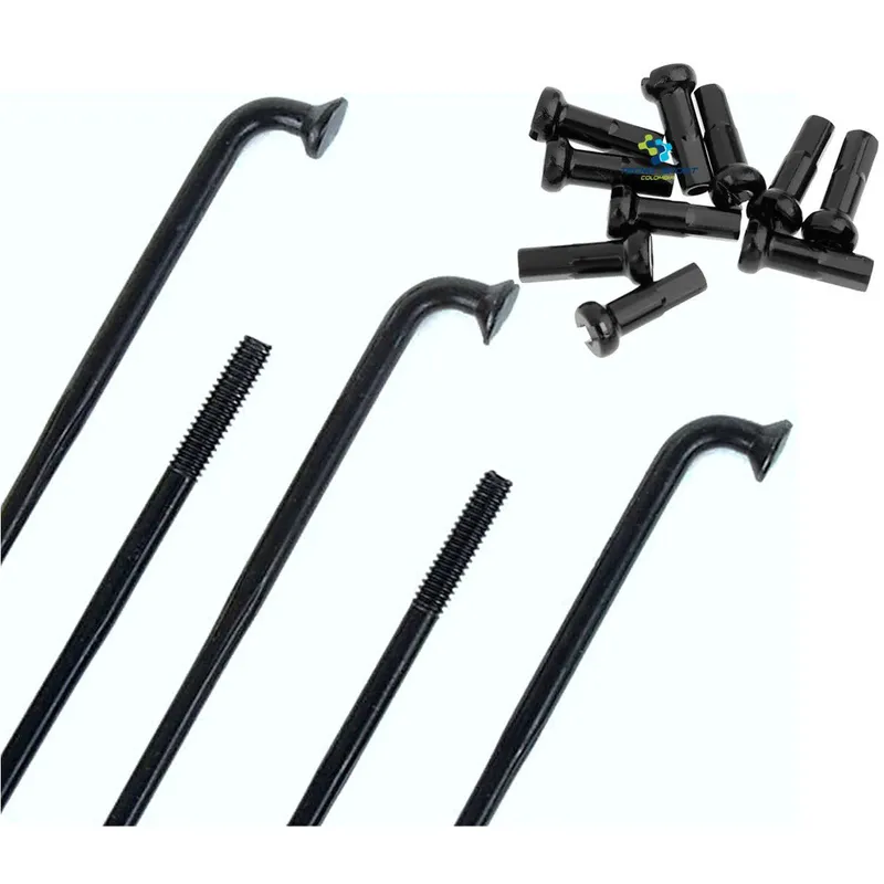 GW - Radio Rueda Bicicleta Rin 29 Negro 292mm Acero kit 72pzs