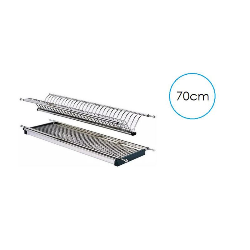 GENERICO - Locero Platero Escurridor Platos 100 Acero Inoxidable 70cm