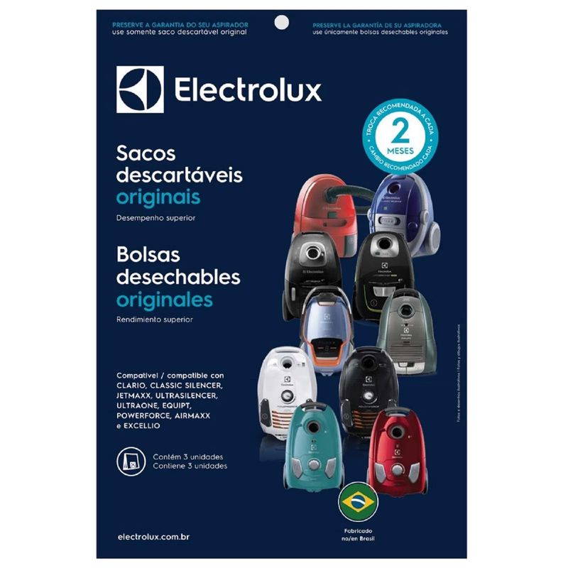 ELECTROLUX - Bolsas Aspiradora Electrolux Eqp20 Eqp10 Original