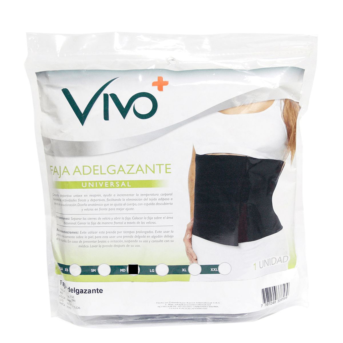 VIVO - Vivo+ Faja Adelgazante Md Negro