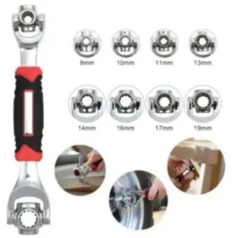 GENERICO - Llave ajustable universal 48 en 1.