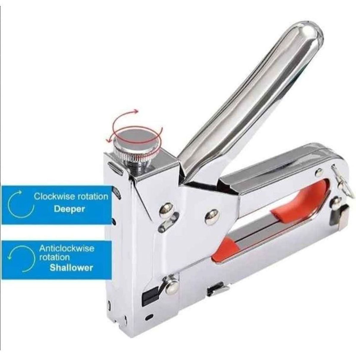 GENERICO - Grapadora industrial tapicería trabajo manual pesado + 600 grapas