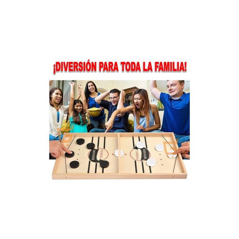 GAME TIME - Juegos de mesa mini juego de hockey elástico diversión