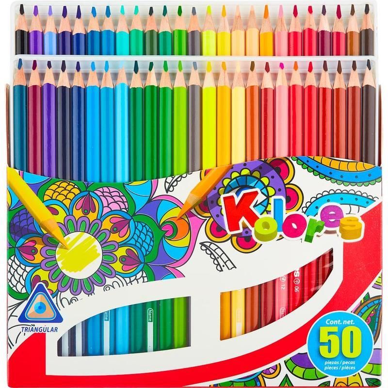 KORES - Colores Triangulares Kores X 50 Unidades
