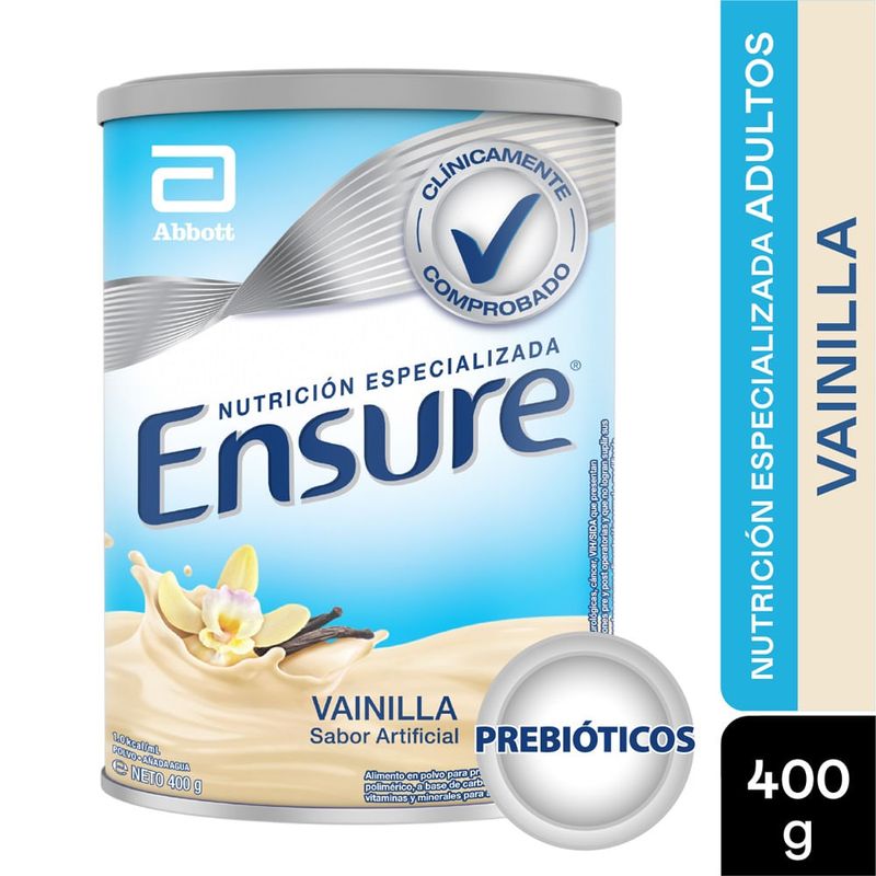 ENSURE - Ensure Polvo Vainilla Lata X 400gr