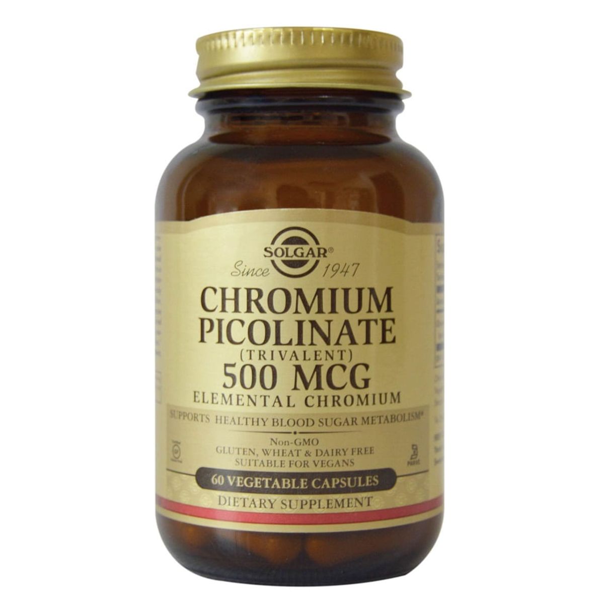 SOLGAR - Chromium Picolinate 500mcg Solgar X 60 Capsulas