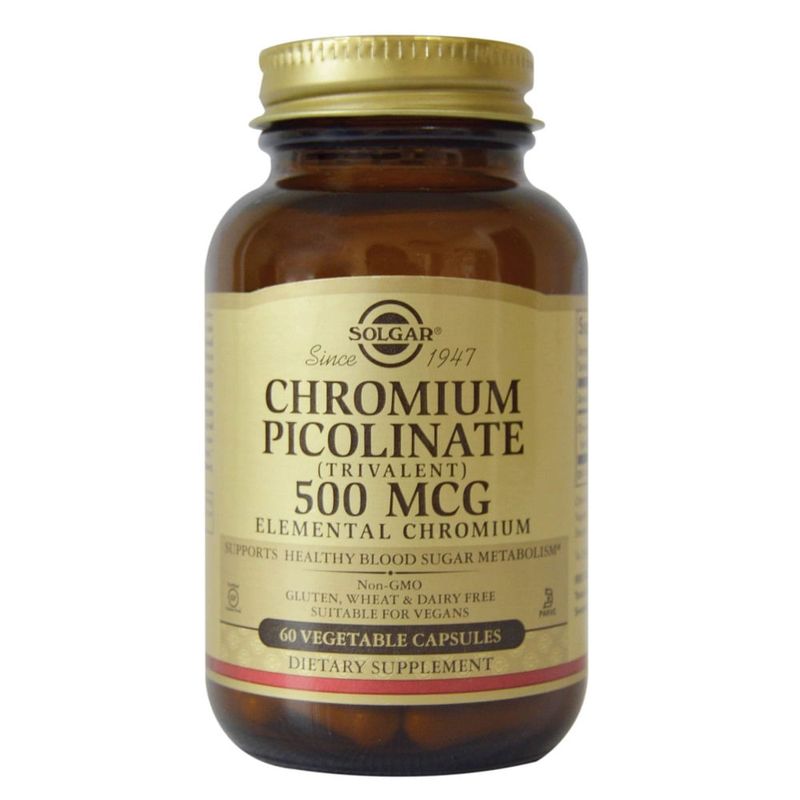 SOLGAR - Chromium Picolinate 500mcg Solgar X 60 Capsulas