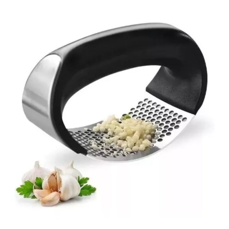 GENERICO - Prensador Machacador Triturador Ajos Cocina Acero Inoxidable