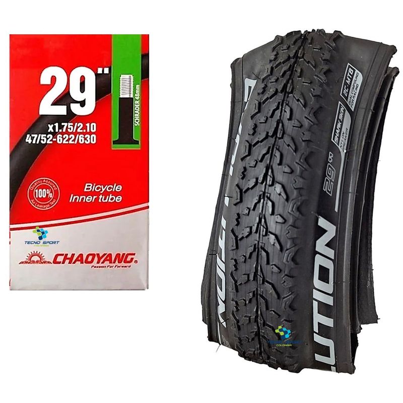 CHAOYANG - Llanta + Neumatico Bicicleta Rin 29 X 2.00 Chaoyang Plegable