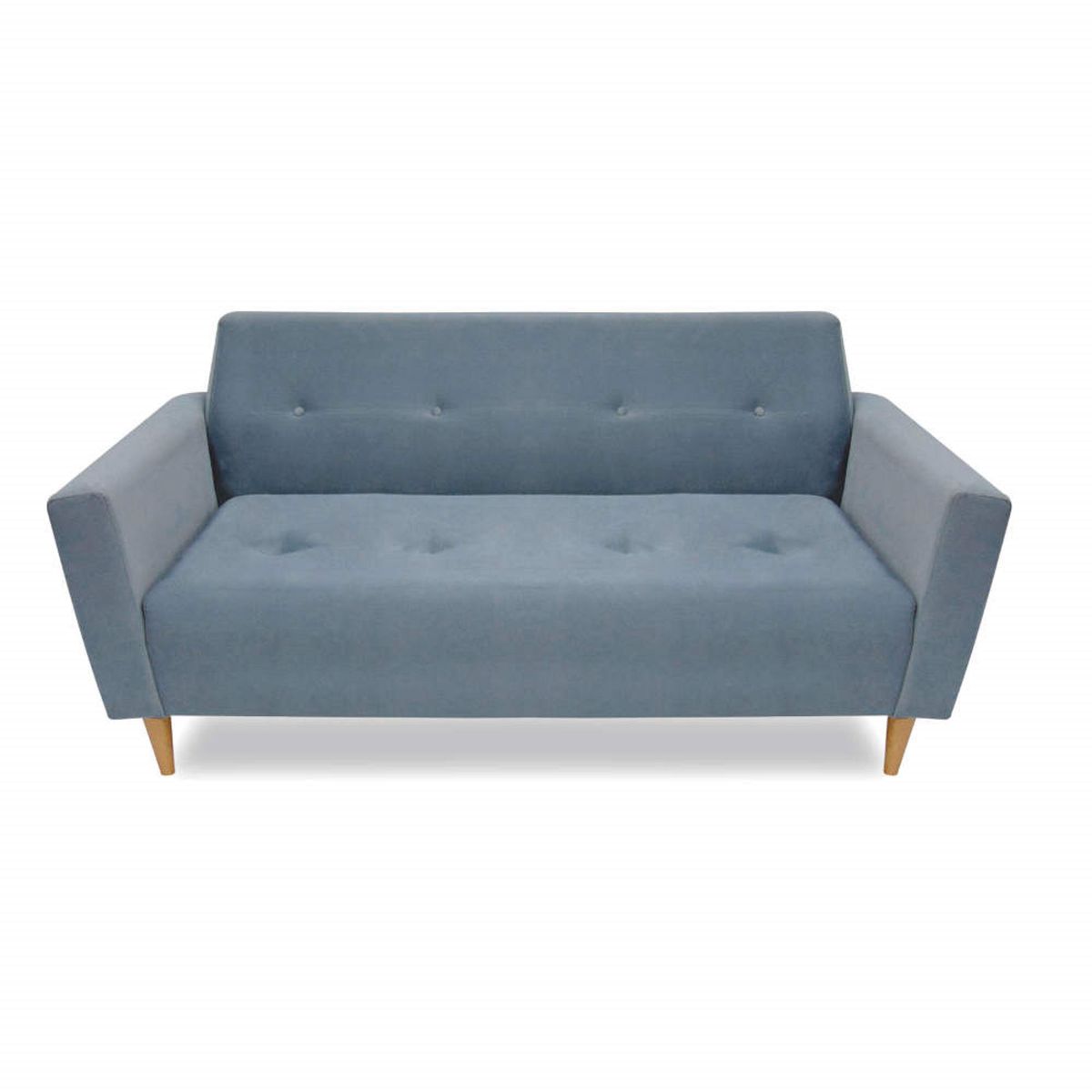 SOFA MARKET - Sofa Vole 3 Puestos Tela Gris