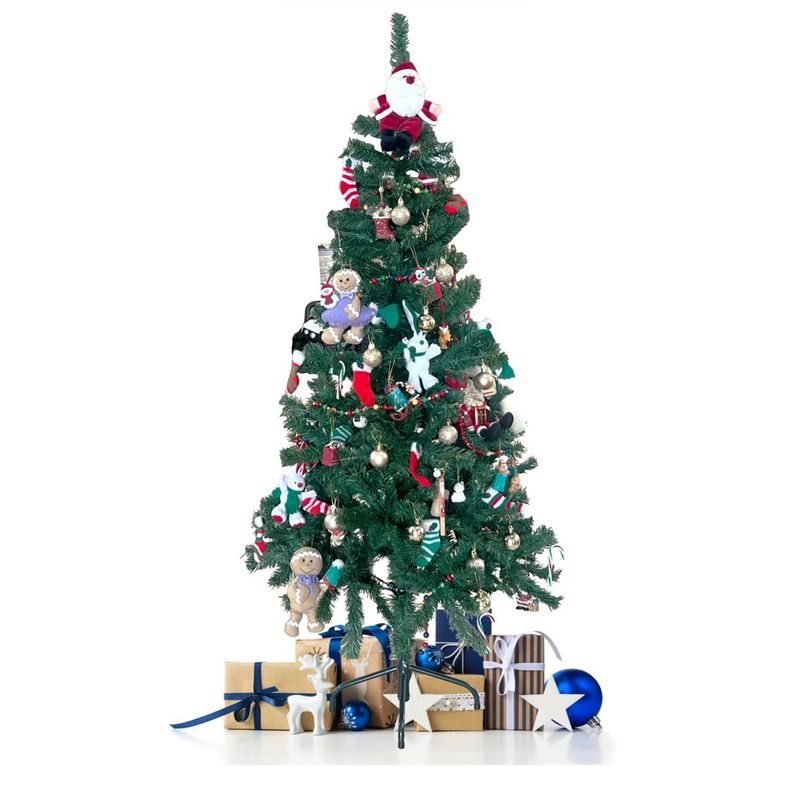 HOMESALE - Arbol de Navidad Home Sale 150 cm Robusto 558 Ramas Verde.