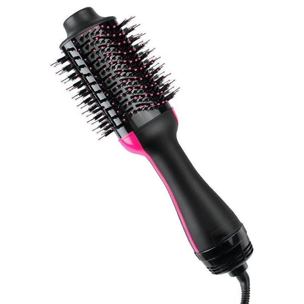 ONE PIXEL - Cepillo Secador Alisador Rizador 3 En 1 Negro ONE PIXEL