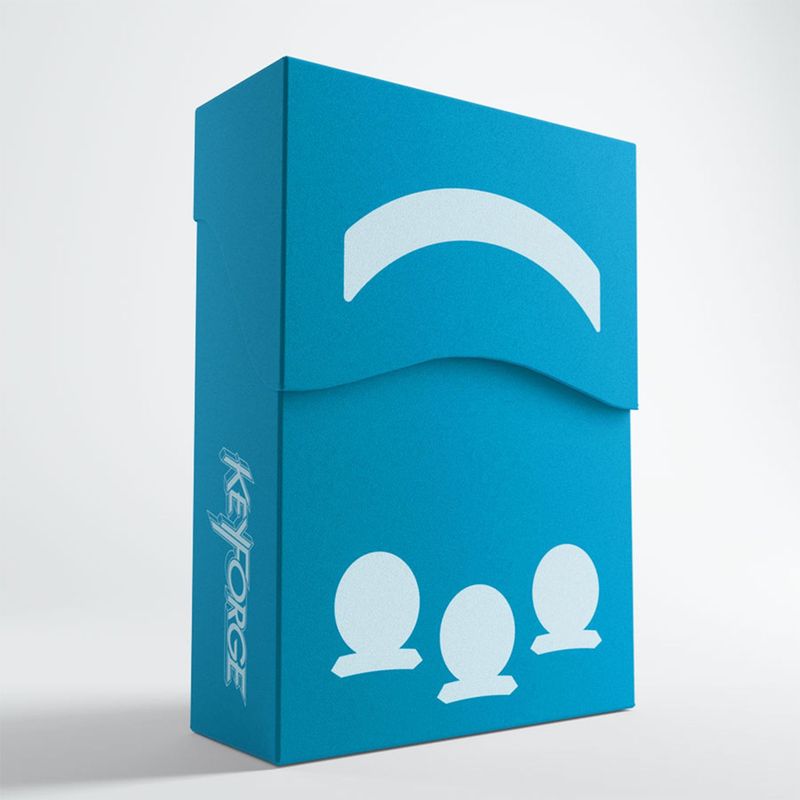 ASMODEE - Fundas Protectores Deck Box Aries Azul