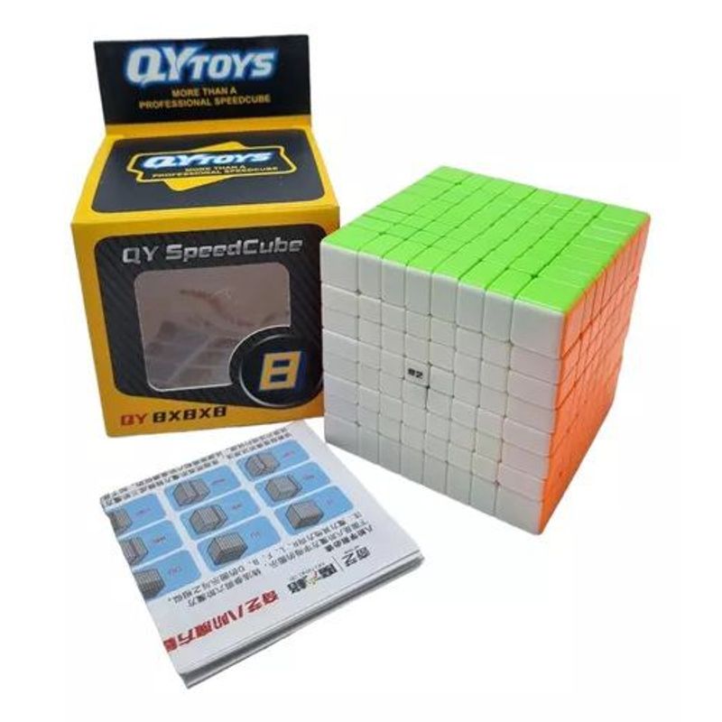 QIYI - Cubo Rubik Qiyi 8x8 Stickerless Speed Original Velocidad