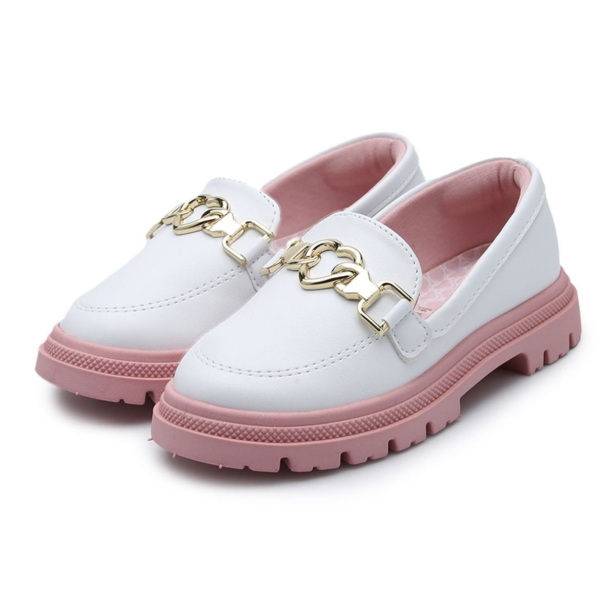 MOLEKINHA - Mocasín Palo Rosa-Dorado Molekinha