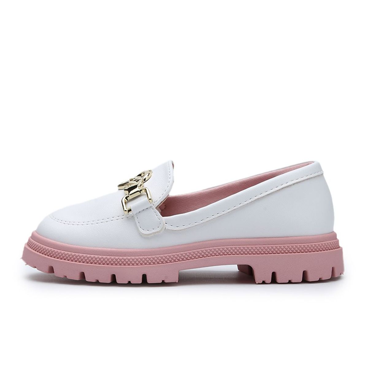 MOLEKINHA - Mocasín Palo Rosa-Dorado Molekinha